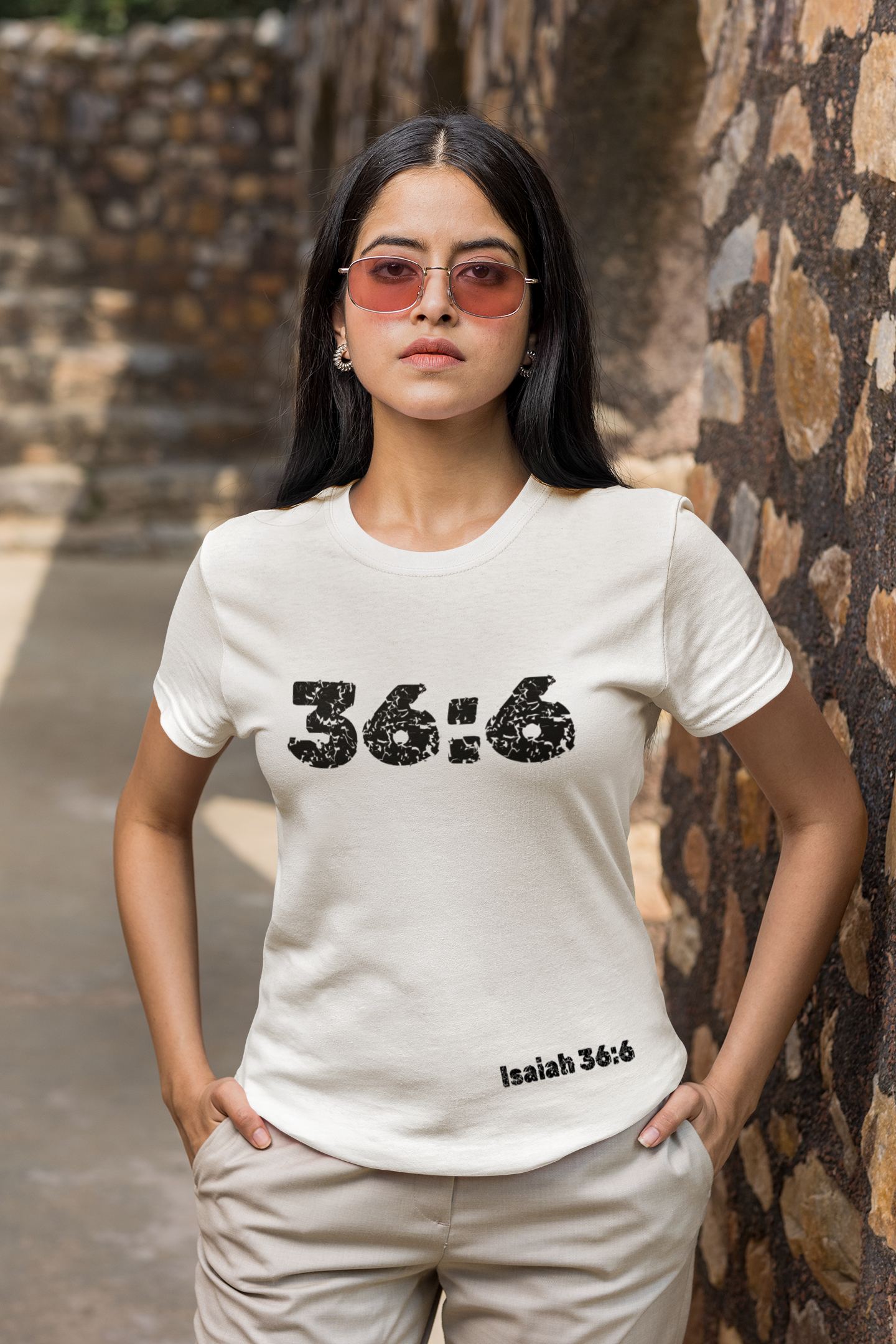 Isaiah 36:6 T-Shirt Christian Apparel Christian T shirt Casual Bible Verse Shirt 100% Cotton Lightweight Top Christian Shirt