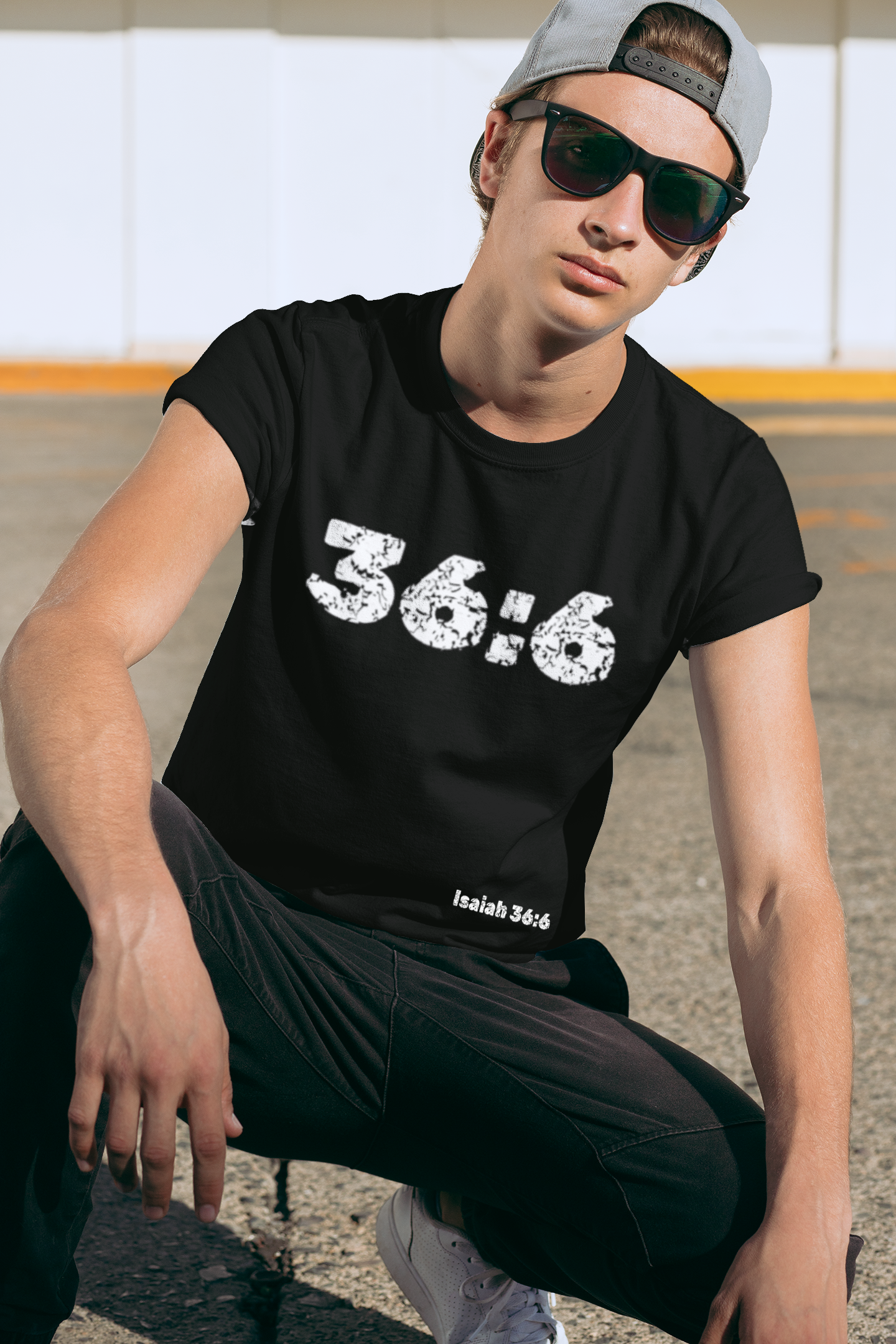 Isaiah 36:6 T-Shirt Christian Apparel Christian T shirt Casual Bible Verse Shirt 100% Cotton Lightweight Top Christian Shirt