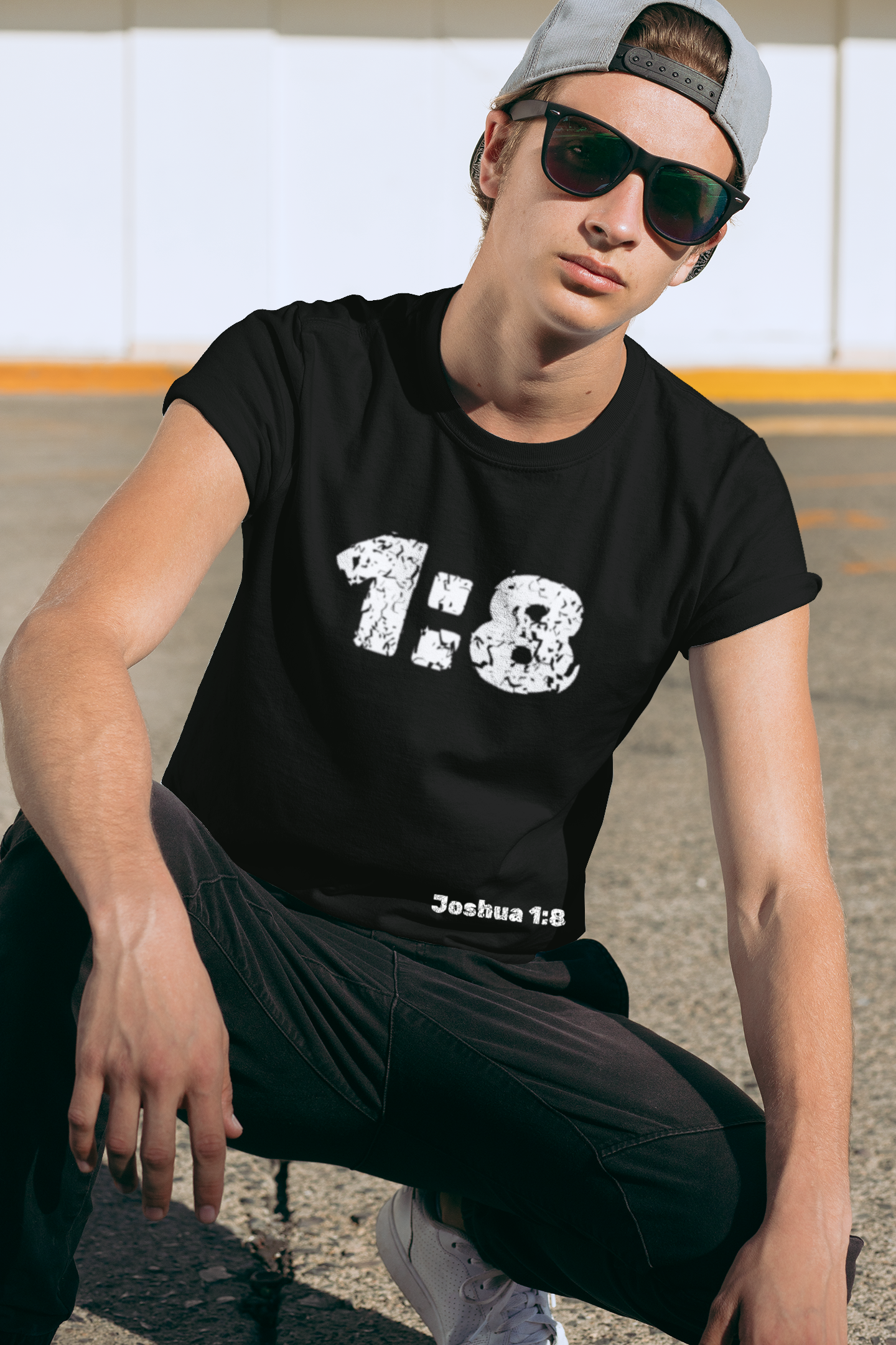 Joshua 1:8 T-Shirt Christian Apparel Christian T shirt Casual Bible Verse Shirt 100% Cotton Lightweight Top Christian Shirt