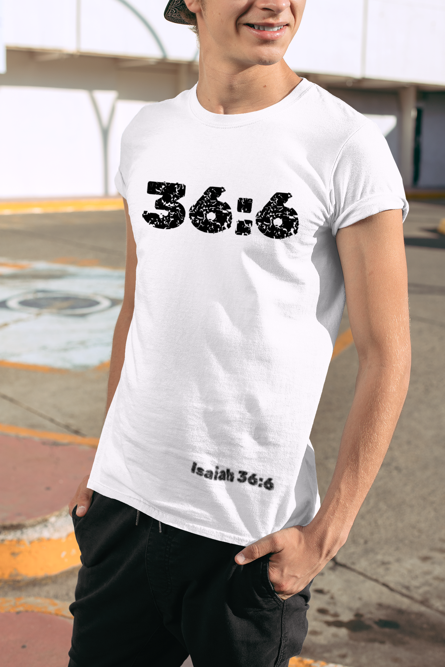 Isaiah 36:6 T-Shirt Christian Apparel Christian T shirt Casual Bible Verse Shirt 100% Cotton Lightweight Top Christian Shirt